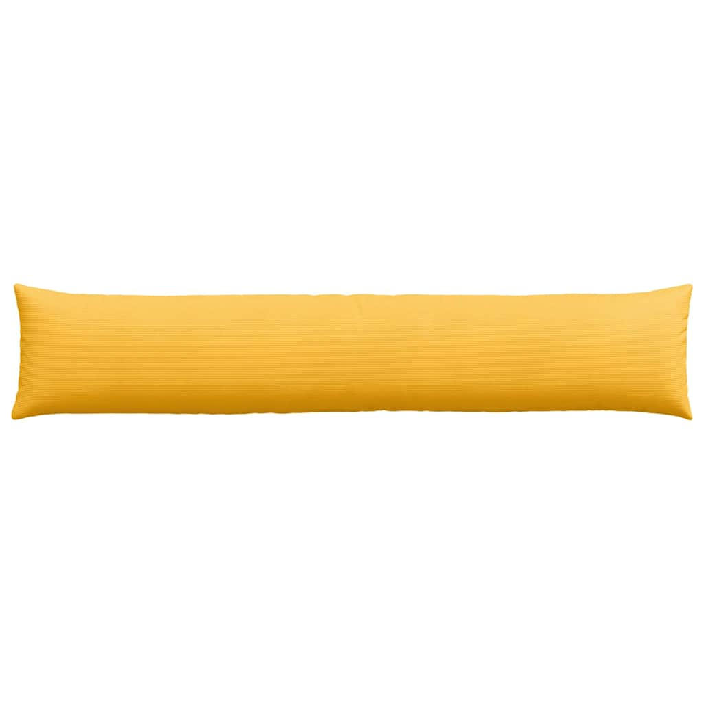vidaXL Poduszki na sofę 2 pcs Jasnożółty 200 x 40 cm