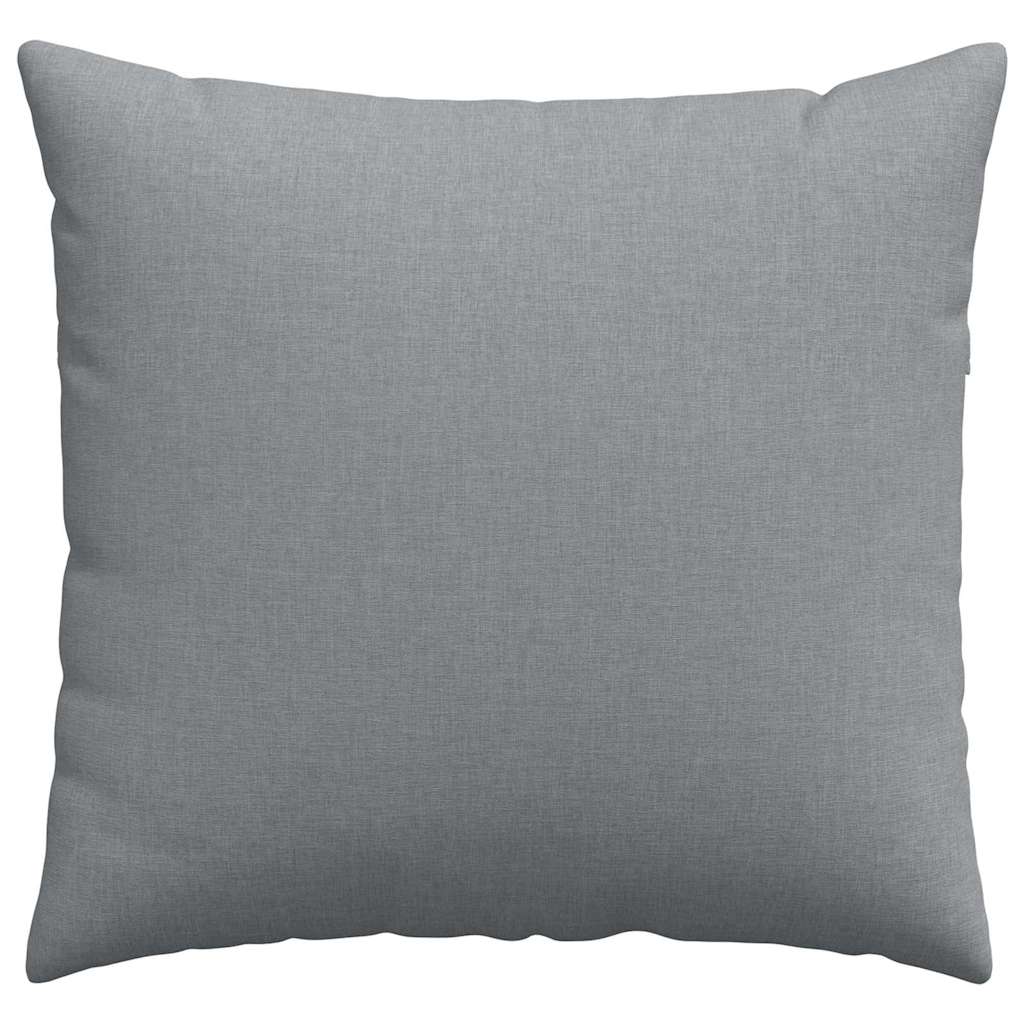 vidaXL Poduszki na sofę 2 pcs Jasnoszary 45 x 45 cm tkanina