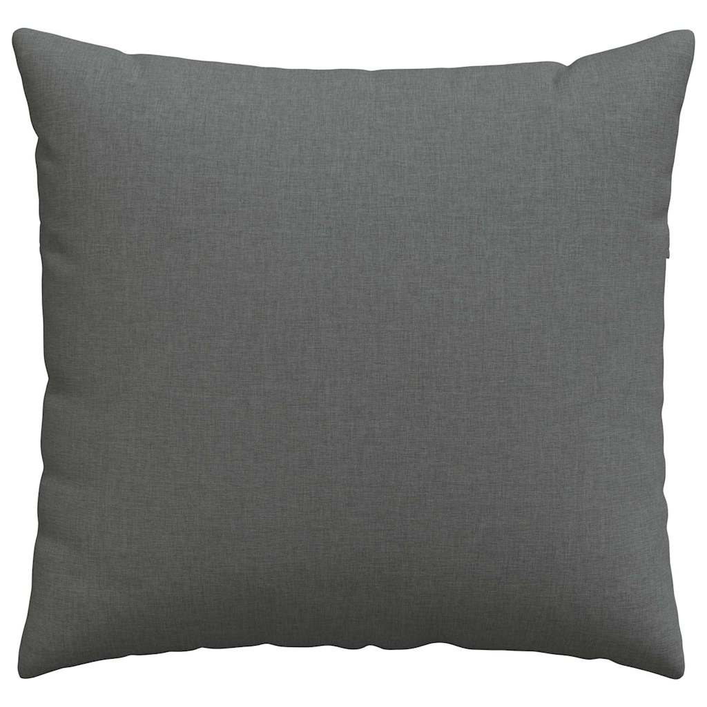 vidaXL Poduszki na sofę 2 pcs Ciemnoszary 45 x 45 cm tkanina