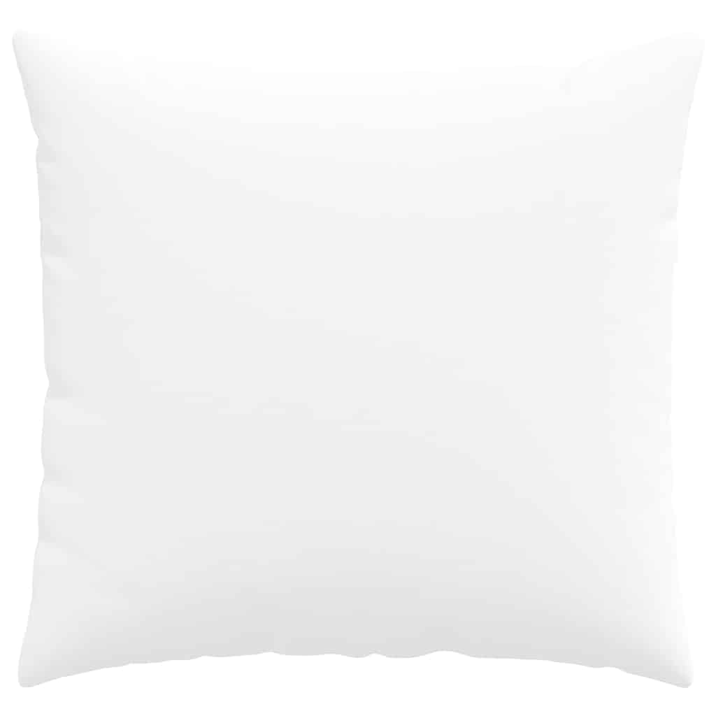 vidaXL Poduszki na sofę 2 pcs Biały 45 x 45 cm tkanina