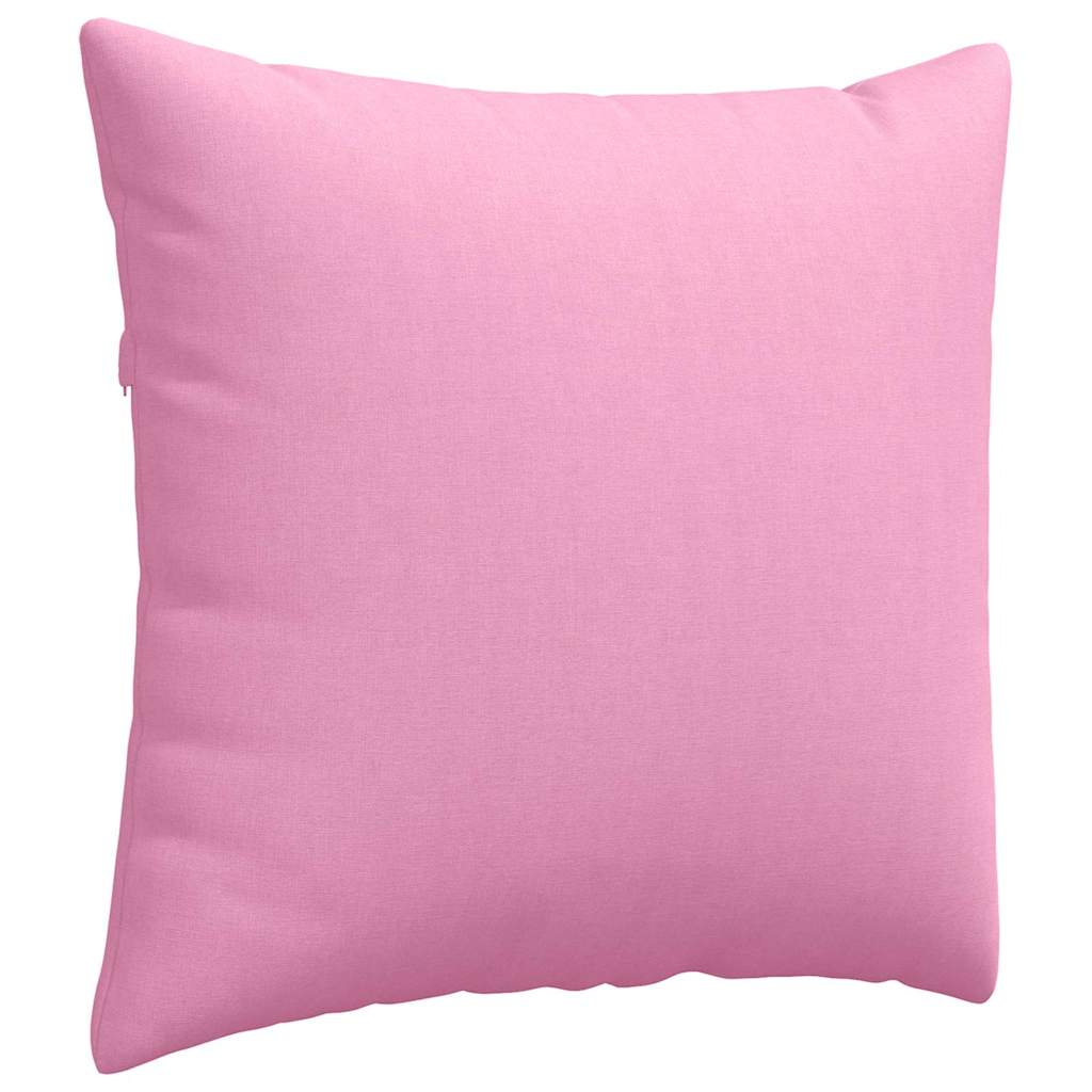 vidaXL Poduszki na sofę 2 pcs Różowy 45 x 45 cm tkanina