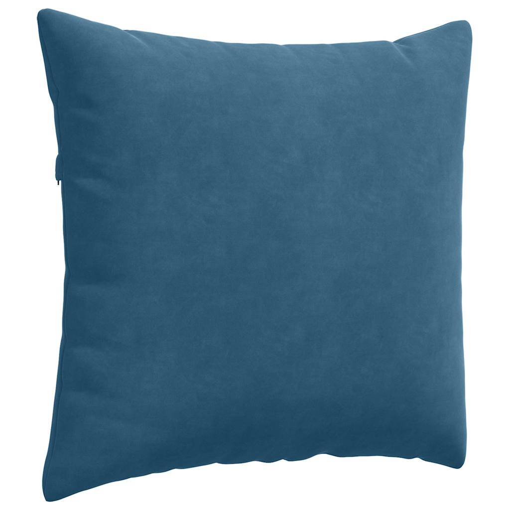 vidaXL Poduszki na sofę 2 pcs Niebieski 45 x 45 cm Tkanina sztruksowa