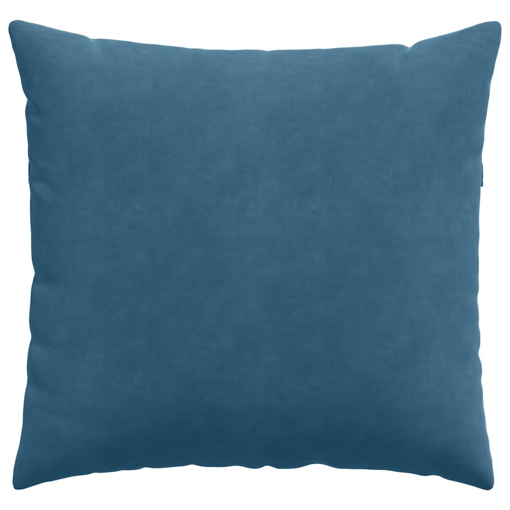 vidaXL Poduszki na sofę 2 pcs Niebieski 45 x 45 cm Tkanina sztruksowa