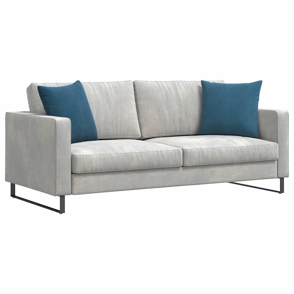 vidaXL Poduszki na sofę 2 pcs Niebieski 45 x 45 cm Tkanina sztruksowa