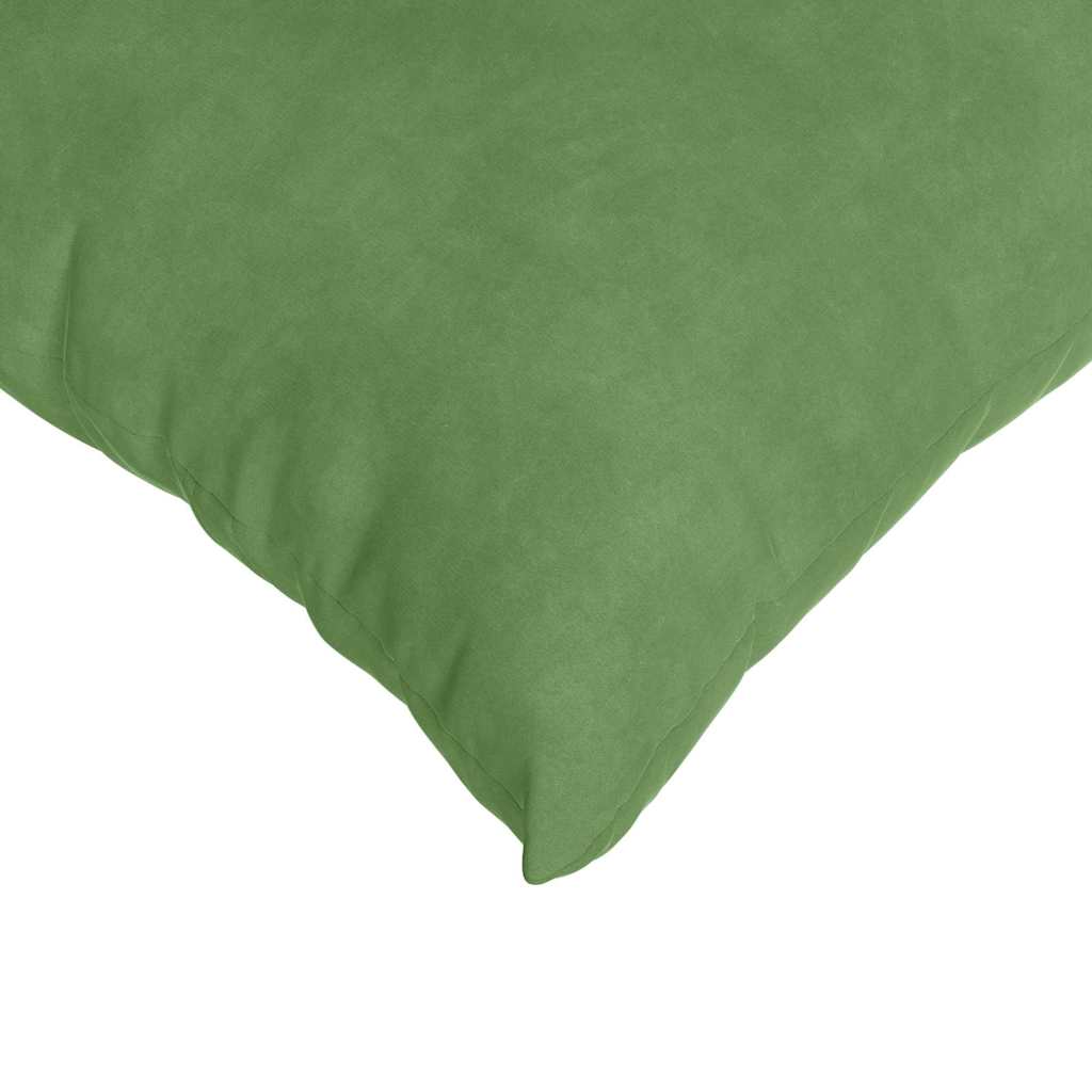 vidaXL Poduszki na sofę 2 pcs Jasnozielony 45 x 45 cm