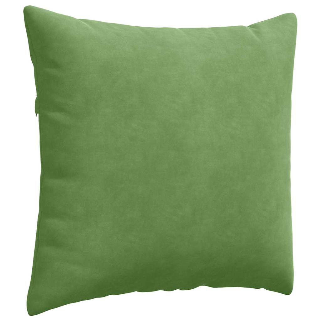 vidaXL Poduszki na sofę 2 pcs Jasnozielony 45 x 45 cm
