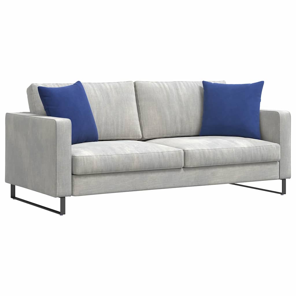 vidaXL Poduszki na sofę 2 pcs Niebieski policyjny 45 x 45 cm