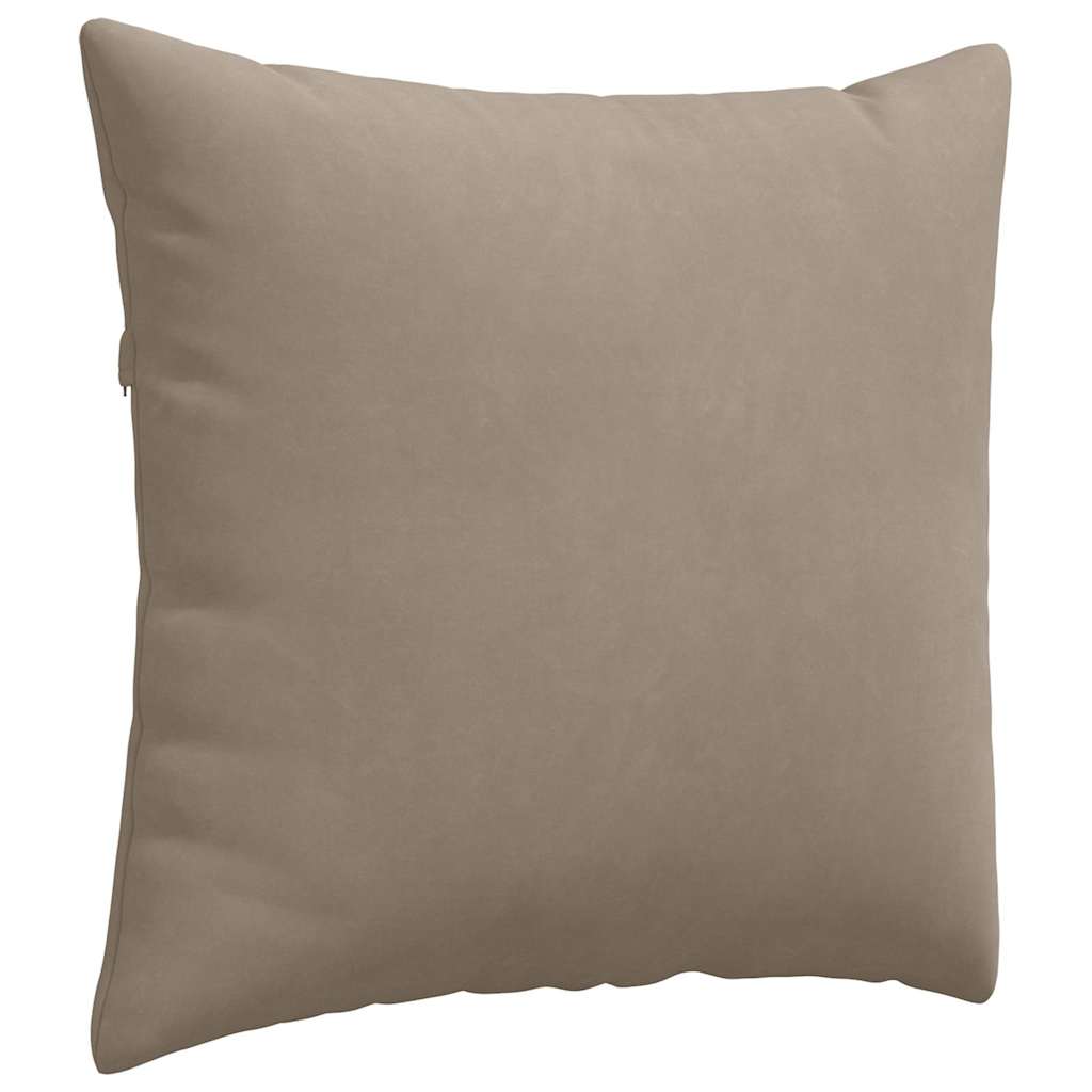 vidaXL Poduszki na sofę 2 pcs Ciemnoszary 45 x 45 cm tkanina