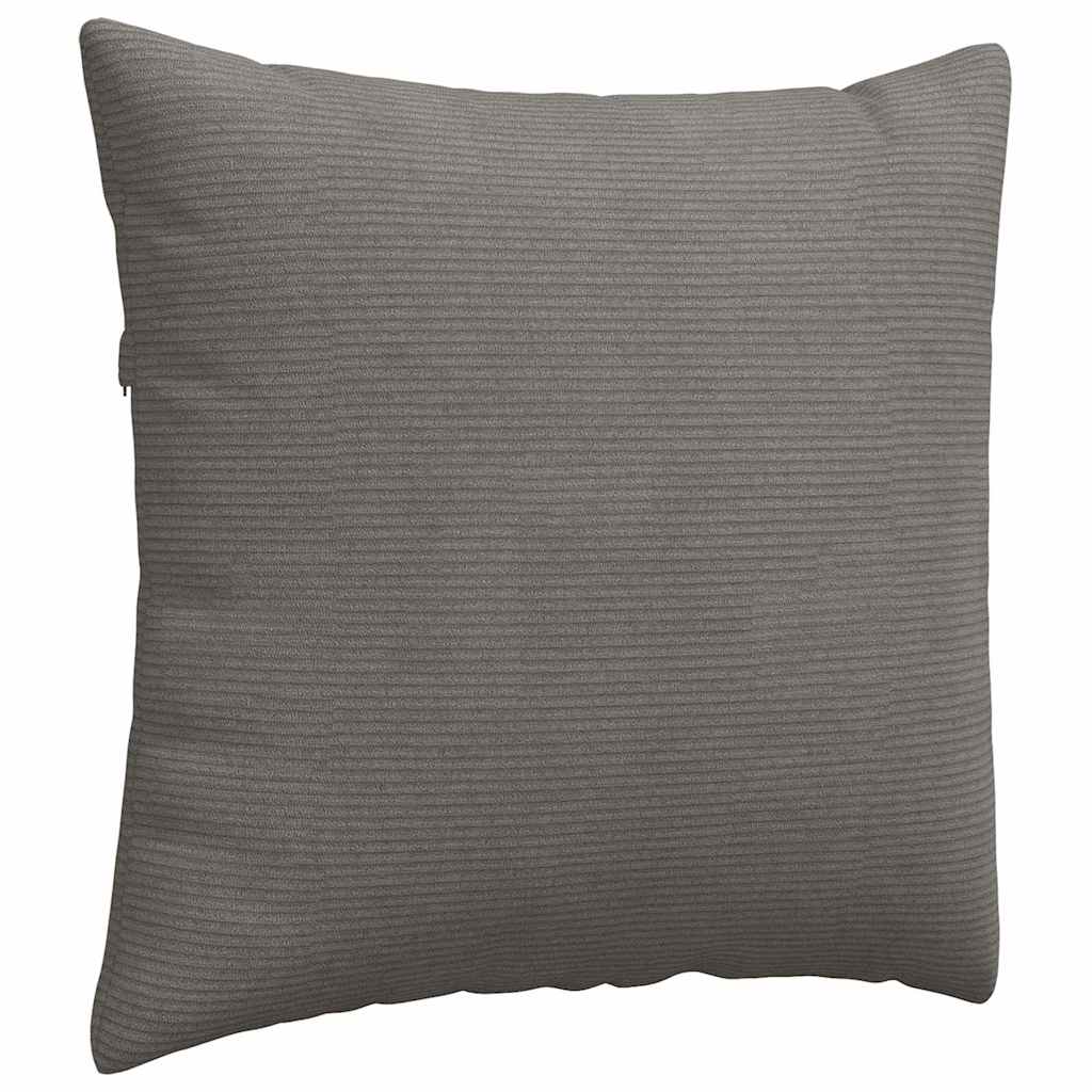 vidaXL Poduszki na sofę 2 pcs Jasnoszary 45 x 45 cm Tkanina sztruksowa