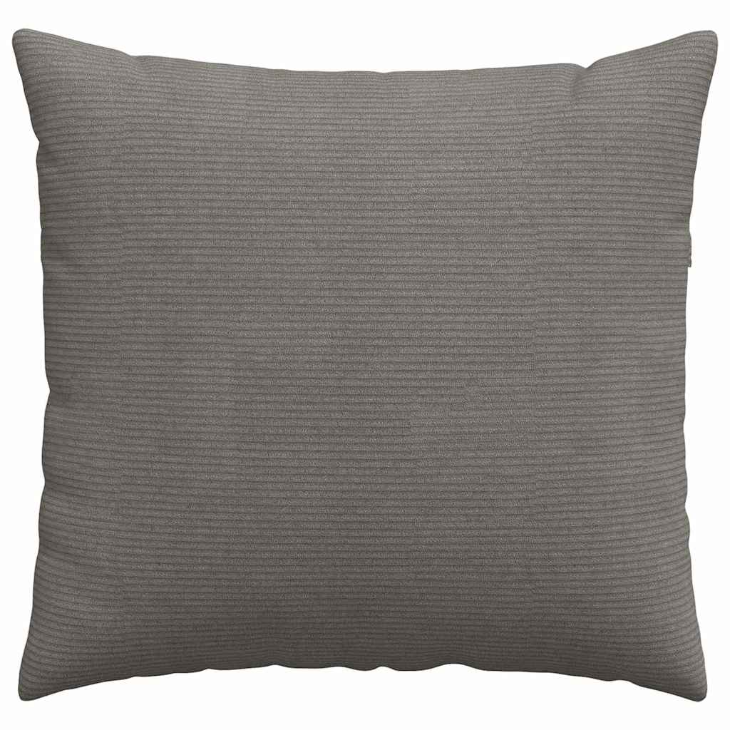 vidaXL Poduszki na sofę 2 pcs Jasnoszary 45 x 45 cm Tkanina sztruksowa