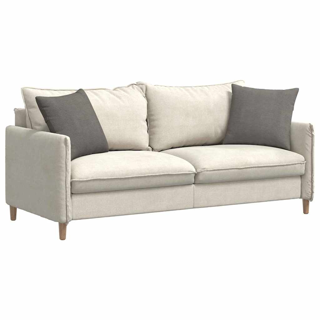 vidaXL Poduszki na sofę 2 pcs Jasnoszary 45 x 45 cm Tkanina sztruksowa