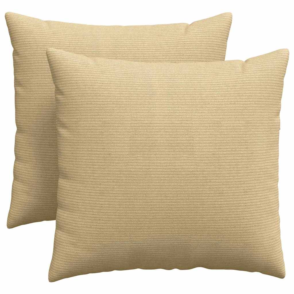vidaXL Poduszki na sofę 2 pcs Szary zielony 45 x 45 cm