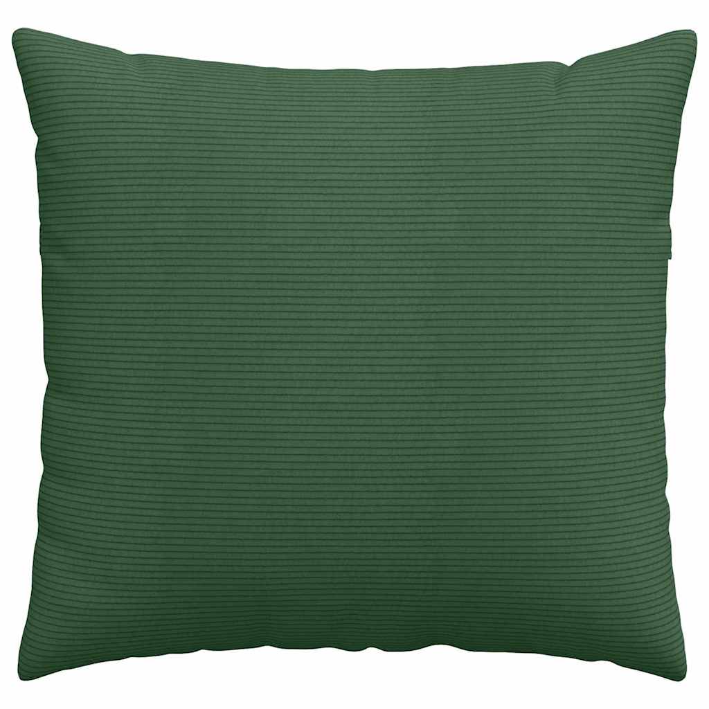 vidaXL Poduszki na sofę 2 pcs Ciemna zieleń 45 x 45 cm
