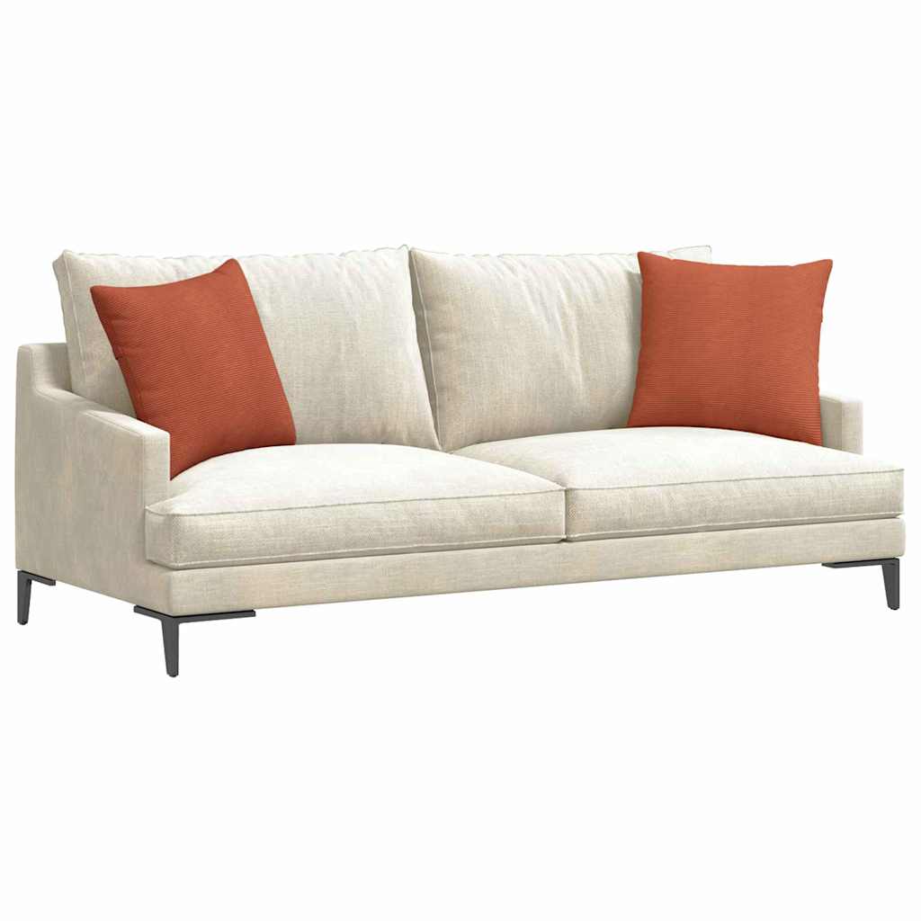 vidaXL Poduszki na sofę 2 pcs Czerwono-pomarańczowy 45 x 45 cm