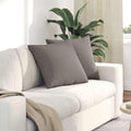 vidaXL Poduszki na sofę 2 pcs Ciemnoszary 50 x 50 cm tkanina