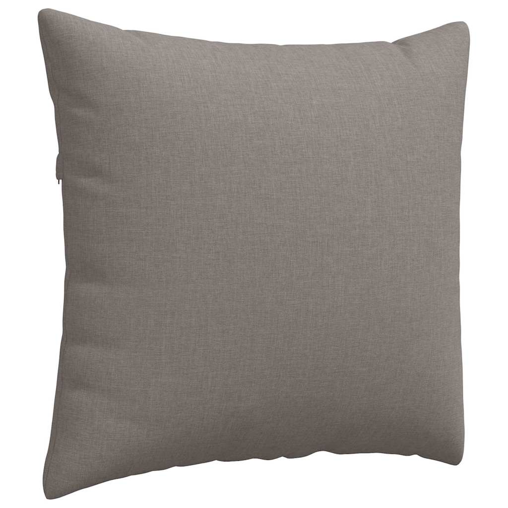 vidaXL Poduszki na sofę 2 pcs Ciemnoszary 50 x 50 cm tkanina