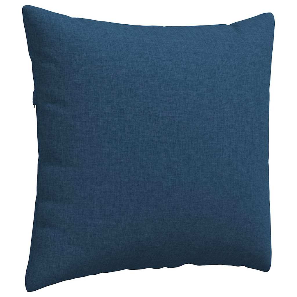 vidaXL Poduszki na sofę 2 pcs Niebieski 50 x 50 cm tkanina