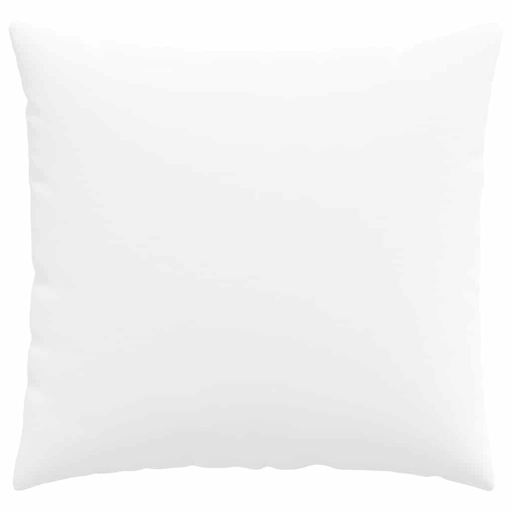 vidaXL Poduszki na sofę 2 pcs Biały 50 x 50 cm tkanina