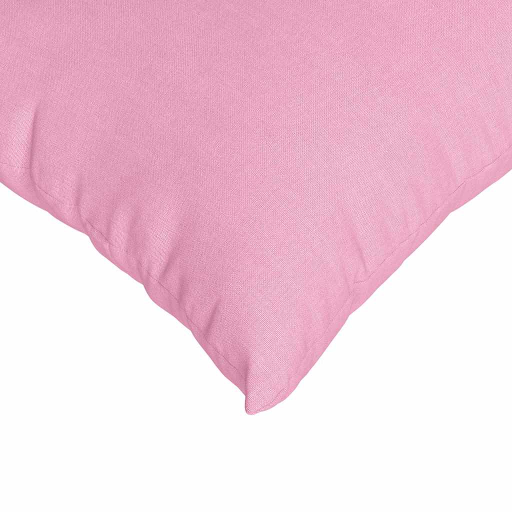 vidaXL Poduszki na sofę 2 pcs Różowy 50 x 50 cm tkanina
