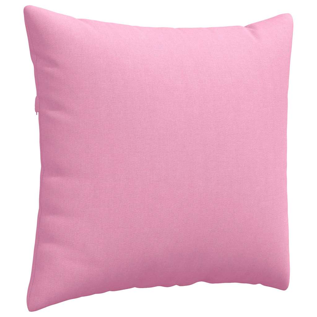 vidaXL Poduszki na sofę 2 pcs Różowy 50 x 50 cm tkanina