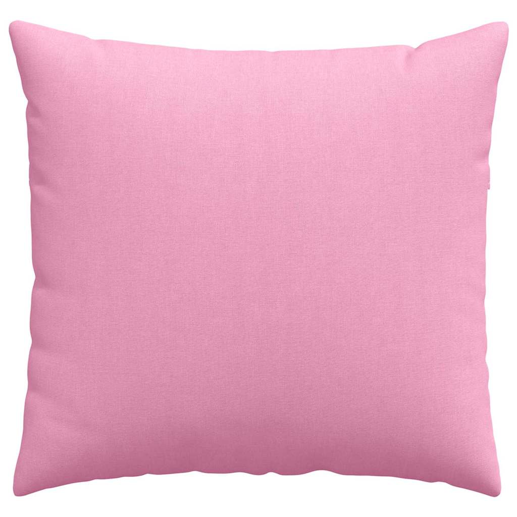 vidaXL Poduszki na sofę 2 pcs Różowy 50 x 50 cm tkanina