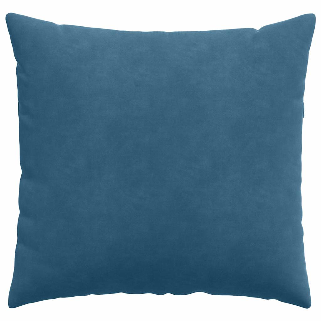 vidaXL Poduszki na sofę 2 pcs Niebieski 50 x 50 cm Tkanina sztruksowa