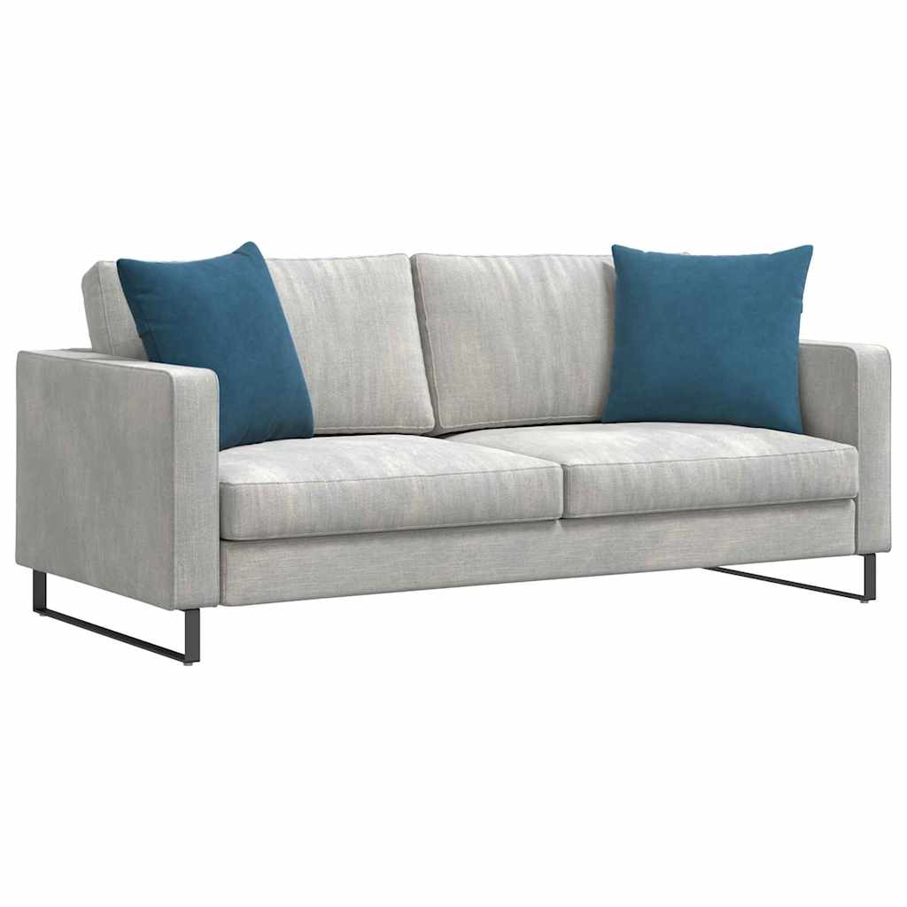 vidaXL Poduszki na sofę 2 pcs Niebieski 50 x 50 cm Tkanina sztruksowa