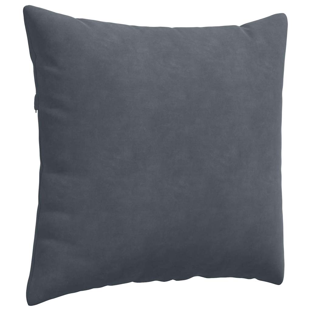 vidaXL Poduszki na sofę 2 pcs Ciemnoszary 50 x 50 cm