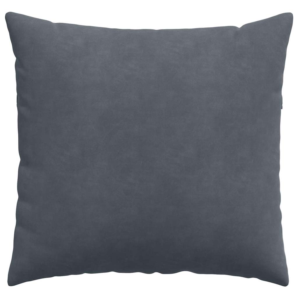 vidaXL Poduszki na sofę 2 pcs Ciemnoszary 50 x 50 cm