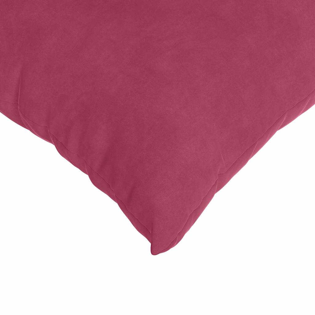 vidaXL Poduszki na sofę 2 pcs Czerwone wino 50 x 50 cm