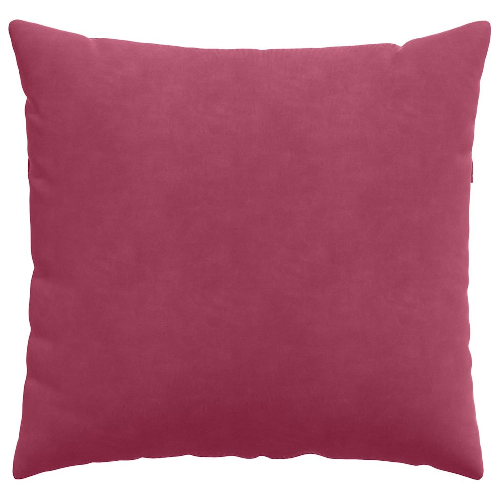 vidaXL Poduszki na sofę 2 pcs Czerwone wino 50 x 50 cm