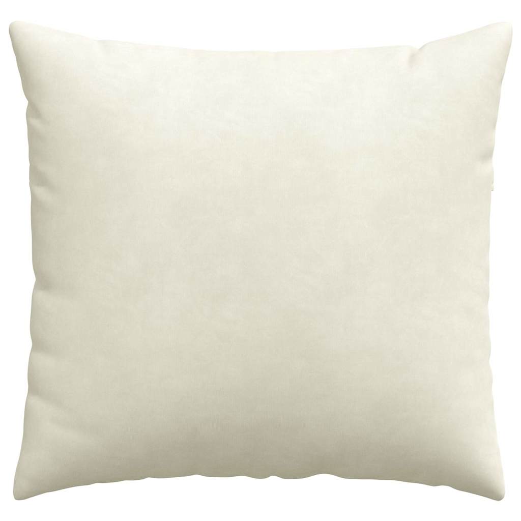 vidaXL Poduszki na sofę 2 pcs Kremowy 50 x 50 cm Tkanina sztruksowa