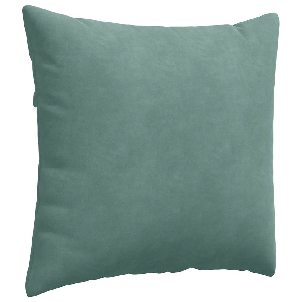 vidaXL Poduszki na sofę 2 pcs Zielony morski 50 x 50 cm