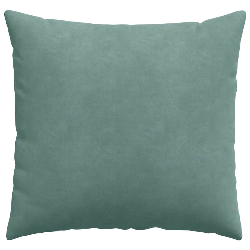 vidaXL Poduszki na sofę 2 pcs Zielony morski 50 x 50 cm