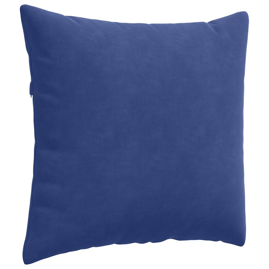 vidaXL Poduszki na sofę 2 pcs Niebieski policyjny 50 x 50 cm