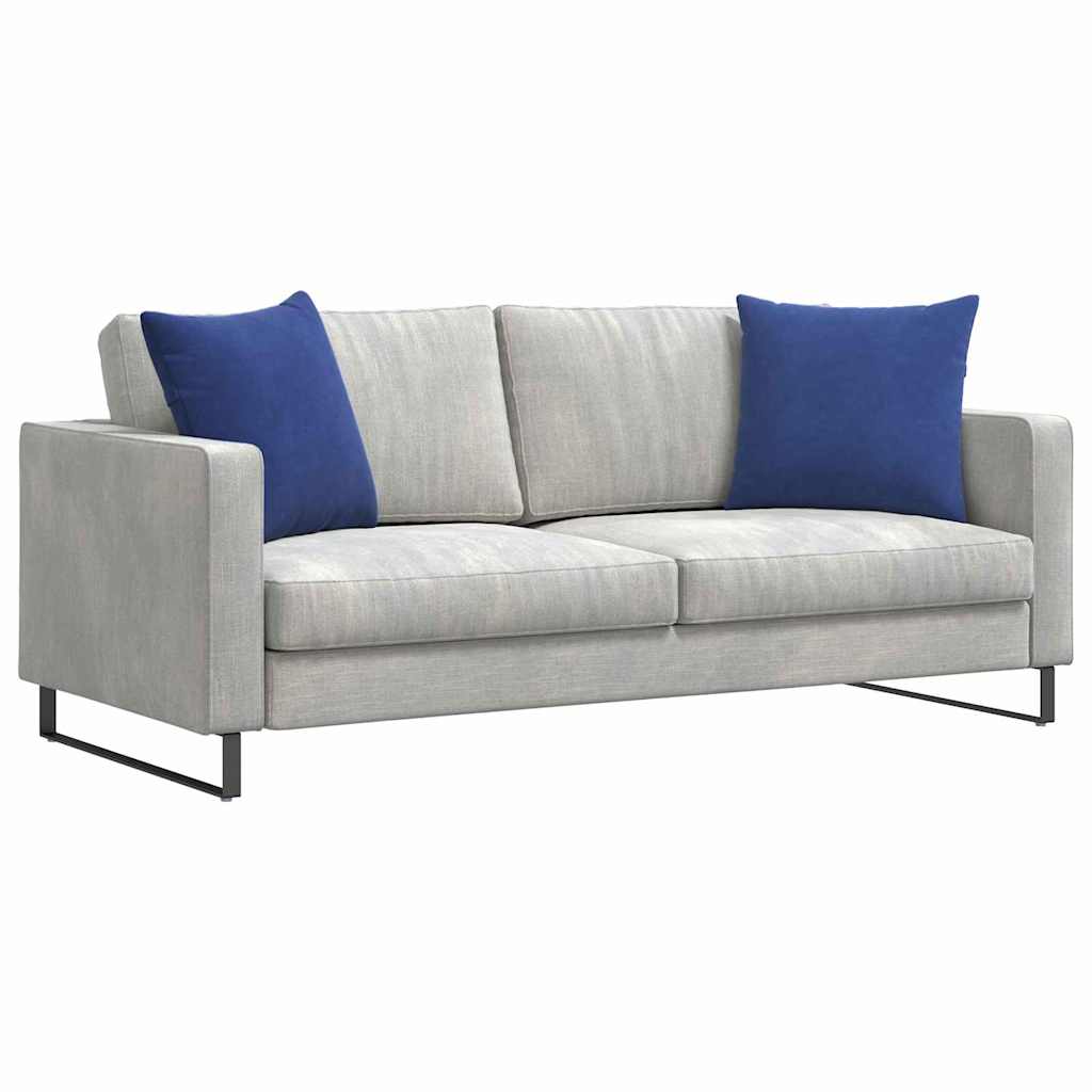 vidaXL Poduszki na sofę 2 pcs Niebieski policyjny 50 x 50 cm