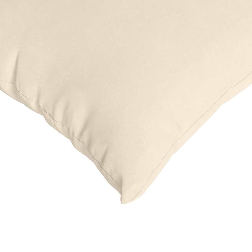 vidaXL Poduszki na sofę 2 pcs Beżowy 50 x 50 cm tkanina