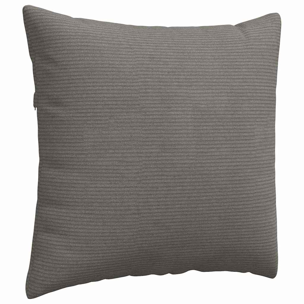 vidaXL Poduszki na sofę 2 pcs Jasnoszary 50 x 50 cm Tkanina sztruksowa