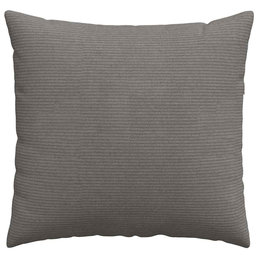 vidaXL Poduszki na sofę 2 pcs Jasnoszary 50 x 50 cm Tkanina sztruksowa