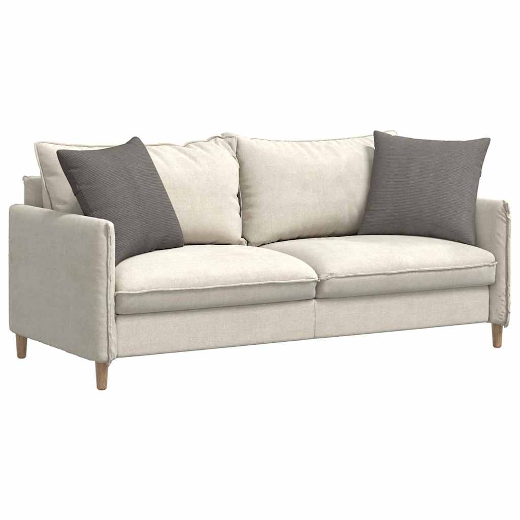 vidaXL Poduszki na sofę 2 pcs Jasnoszary 50 x 50 cm Tkanina sztruksowa