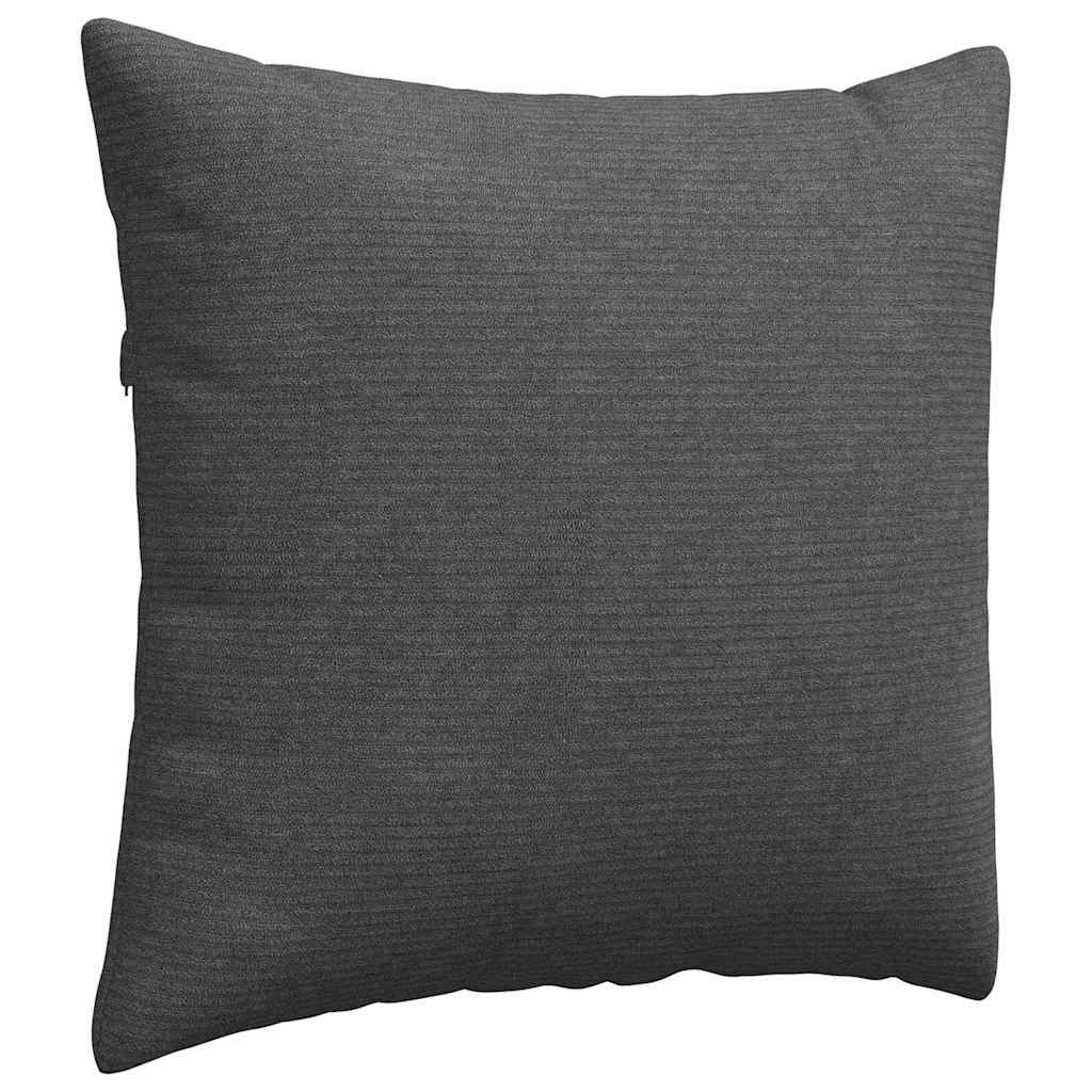 vidaXL Poduszki na sofę 2 pcs Ciemnoszary 50 x 50 cm