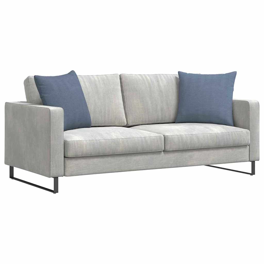 vidaXL Poduszki na sofę 2 pcs Niebieski 50 x 50 cm Tkanina sztruksowa