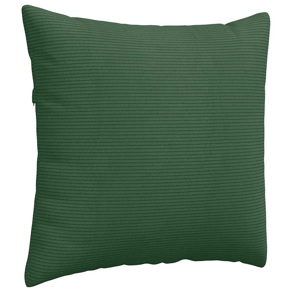 vidaXL Poduszki na sofę 2 pcs Ciemna zieleń 50 x 50 cm