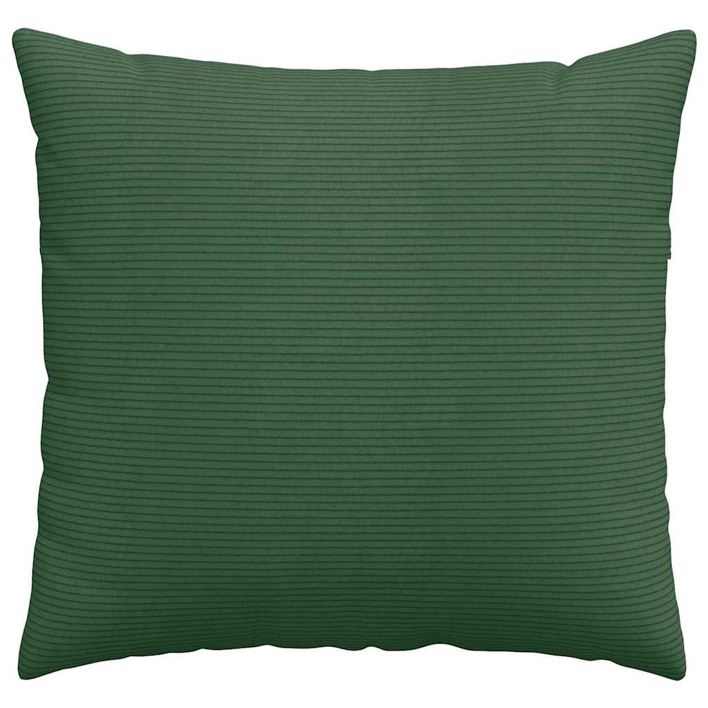 vidaXL Poduszki na sofę 2 pcs Ciemna zieleń 50 x 50 cm