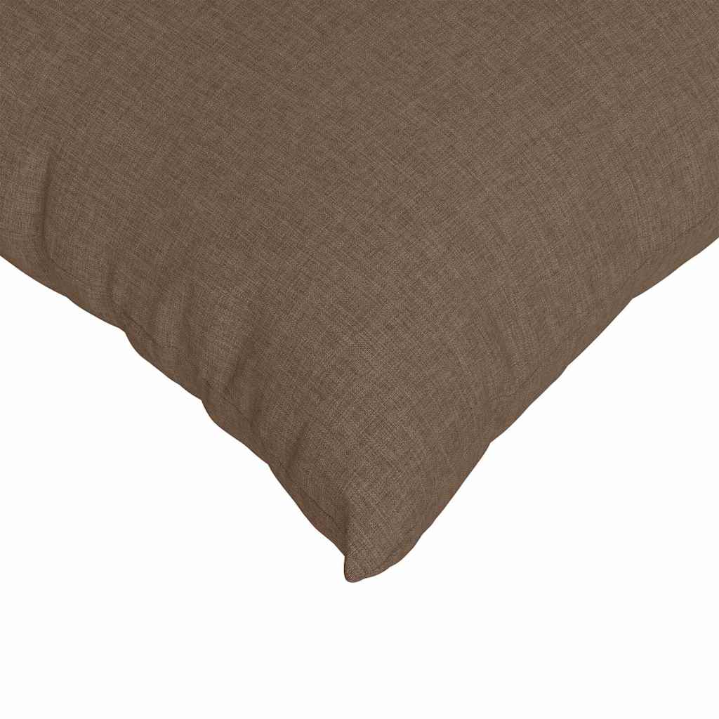 vidaXL Poduszki na sofę 2 pcs Brązowy 60 x 60 cm tkanina