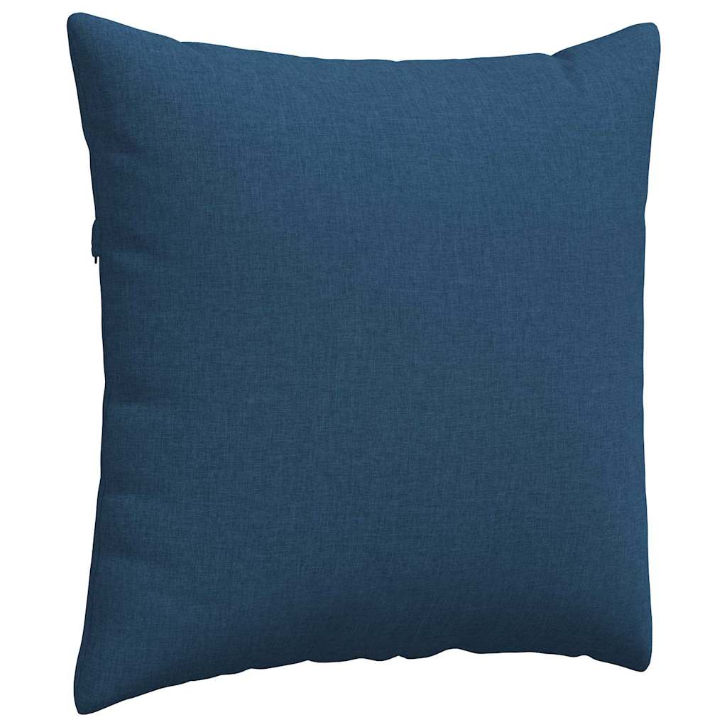 vidaXL Poduszki na sofę 2 pcs Niebieski 60 x 60 cm tkanina