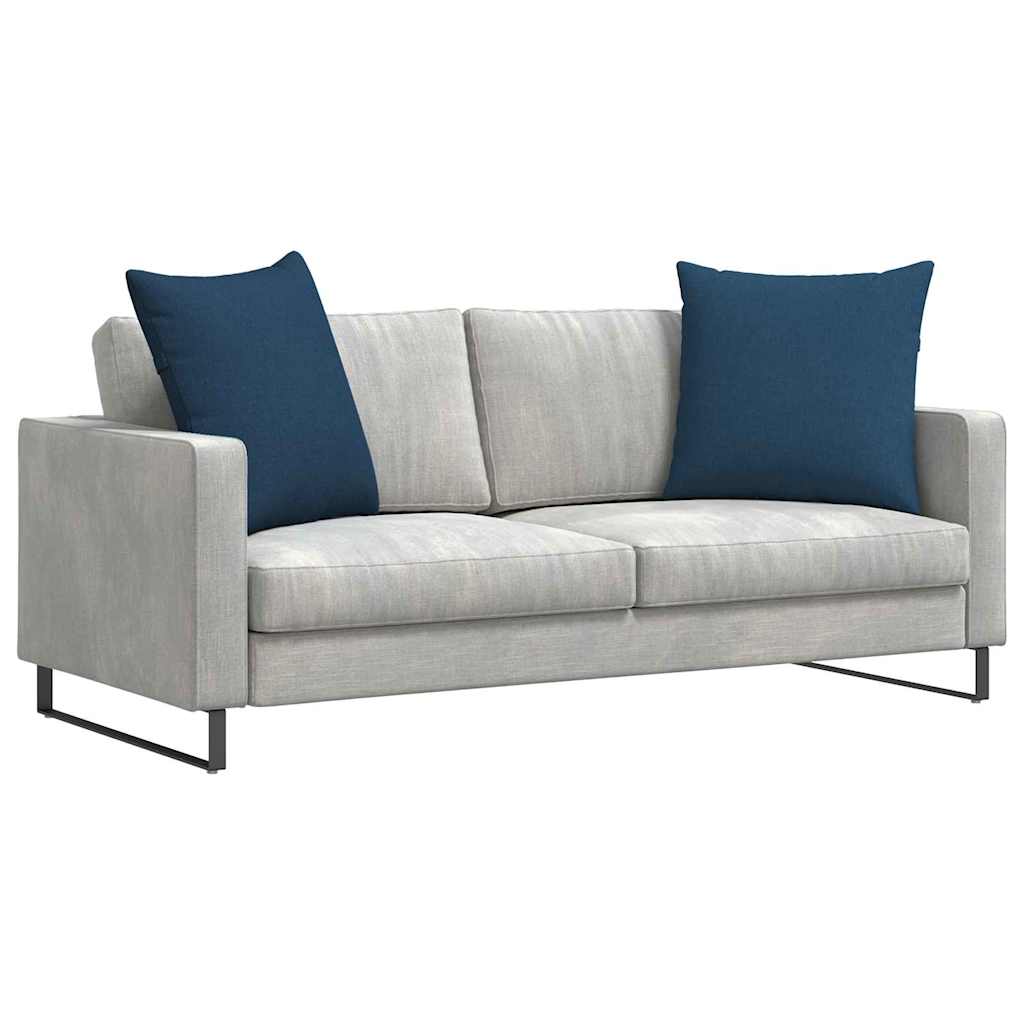 vidaXL Poduszki na sofę 2 pcs Niebieski 60 x 60 cm tkanina