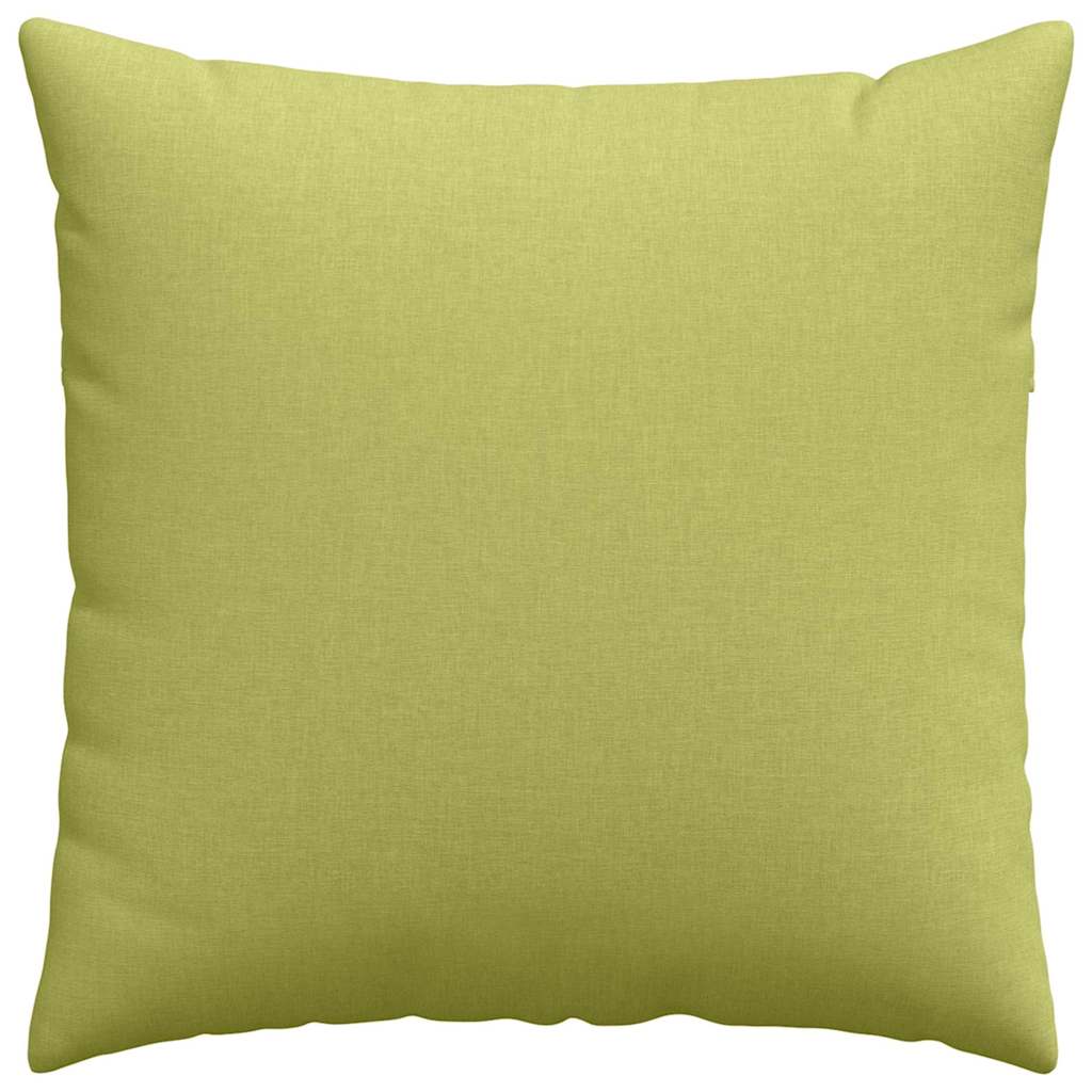 vidaXL Poduszki na sofę 2 pcs Jasnozielony 60 x 60 cm tkanina