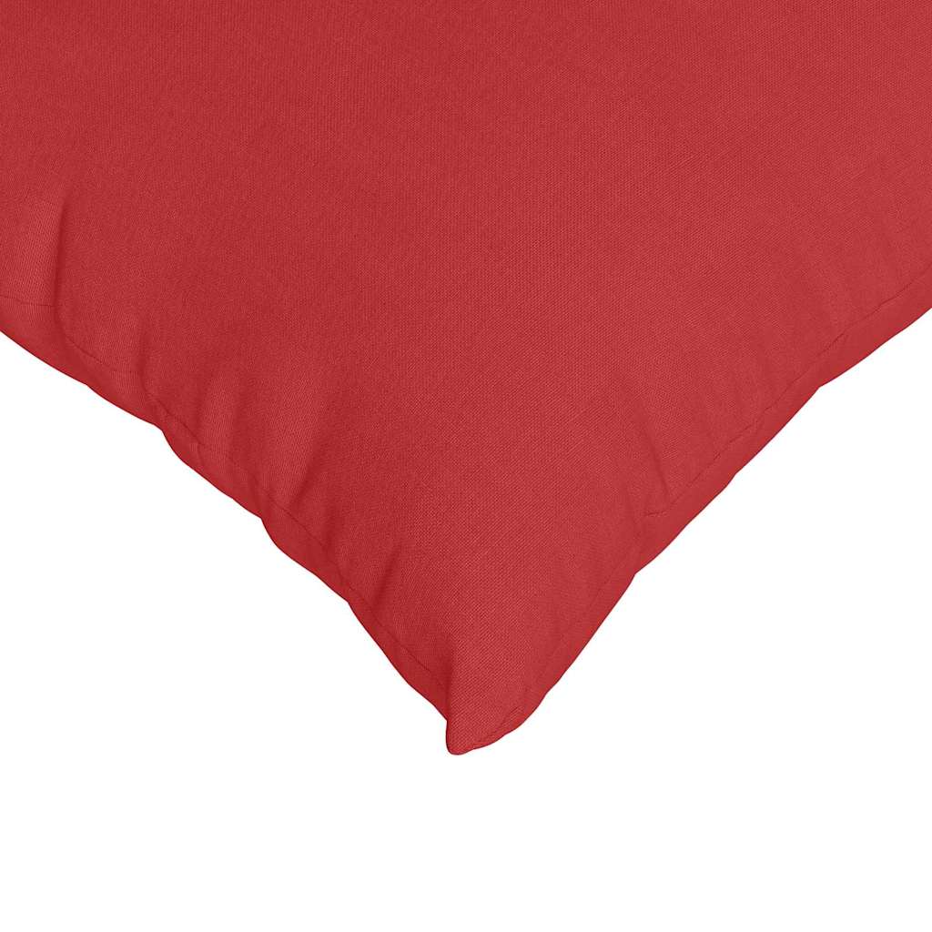 vidaXL Poduszki na sofę 2 pcs Czerwony 60 x 60 cm tkanina