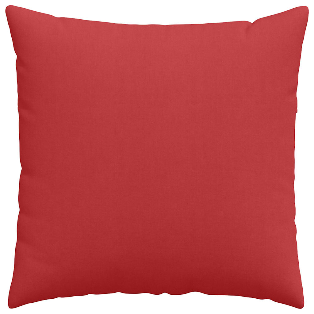 vidaXL Poduszki na sofę 2 pcs Czerwony 60 x 60 cm tkanina